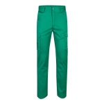Unisex multi-pocket work trousers, cotton, polyester, 240 g/m2, Velilla green colour second view