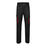 Twill work trousers, polyester and cotton, 200 g/m2, Velilla red colour second view