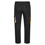 Twill work trousers, polyester and cotton, 200 g/m2, Velilla yellow colour