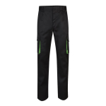 Twill work trousers, polyester and cotton, 200 g/m2, Velilla green colour second view