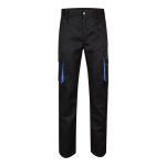 Twill work trousers, polyester and cotton, 200 g/m2, Velilla light blue colour second view
