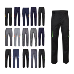 Twill work trousers, polyester and cotton, 200 g/m2, Velilla various colours