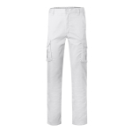 Unisex work trousers with pockets, 290 g/m2, Velilla white colour second view