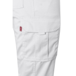 Unisex work trousers with pockets, 290 g/m2, Velilla white colour fifth view