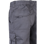 Unisex work trousers with pockets, 290 g/m2, Velilla grey colour sixth view