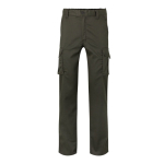 Unisex work trousers with pockets, 290 g/m2, Velilla military green colour second view