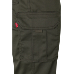 Unisex work trousers with pockets, 290 g/m2, Velilla military green colour fifth view