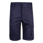 Elastic shorts with pockets, cotton and polyester, 240 g/m2, Velilla blue colour second view
