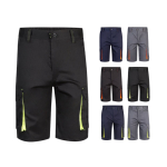Elastic work shorts, cotton and polyester, 240 g/m2, Velilla various colours