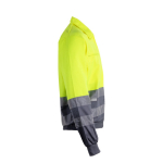 Extra-large work jacket, polyester and cotton, 210 g/m2, Velilla grey colour fourth view
