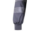 Extra-large work jacket, polyester and cotton, 210 g/m2, Velilla grey colour sixth view