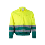 Extra-large work jacket, polyester and cotton, 210 g/m2, Velilla green colour second view