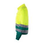 Extra-large work jacket, polyester and cotton, 210 g/m2, Velilla green colour third view