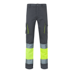 Extra-large elastic work trousers with pockets, 240 g/m2, Velilla grey colour second view