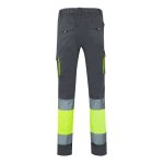 Extra-large elastic work trousers with pockets, 240 g/m2, Velilla grey colour