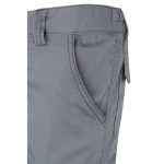 Unisex work trousers with reflective elements, 240 g/m2, Velilla grey colour eighth view