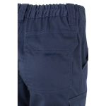 Unisex work trousers with reflective elements, 240 g/m2, Velilla navy-blue colour sixth view