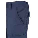 Unisex work trousers with reflective elements, 240 g/m2, Velilla navy-blue colour eighth view