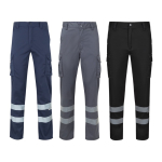 Unisex work trousers with reflective elements, 240 g/m2, Velilla various colours