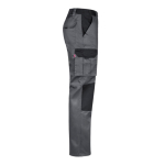 Twill work trousers, cotton and polyester, 240 g/m2, Velilla grey colour fourth view