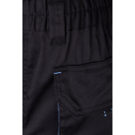 Unisex two-tone work trousers, cotton and polyester, 240 g/m2, Velilla light blue colour seventh view