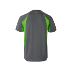 Unisex two-tone work T-shirt, polyester, 160 g/m2, Velilla green colour