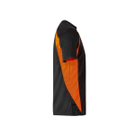Unisex two-tone work T-shirt, polyester, 160 g/m2, Velilla orange colour third view