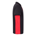 Two-tone piqué work polo shirt, cotton and polyester, 180 g/m2, Velilla red colour third view