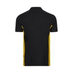 Two-tone piqué work polo shirt, cotton and polyester, 180 g/m2, Velilla yellow colour