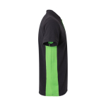 Two-tone piqué work polo shirt, cotton and polyester, 180 g/m2, Velilla green colour fourth view