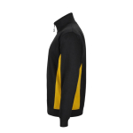 Two-tone fleece work jumper, cotton and polyester, 260 g/m2, Velilla yellow colour third view