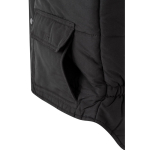 Multi-pocket padded vest, polyester, 220 g/m2, Velilla black colour sixth view