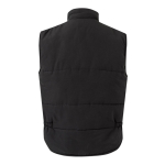 Multi-pocket padded vest, polyester, 220 g/m2, Velilla black colour