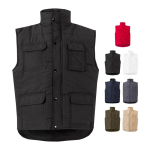 Multi-pocket padded vest, polyester, 220 g/m2, Velilla various colours
