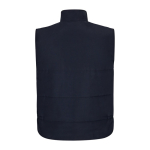 Reversible padded work vest, polyester, 220 g/m2, Velilla yellow colour