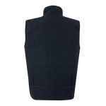Reversible padded work vest, polyester, 220 g/m2, Velilla orange colour