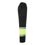 Cotton and polyester work trousers, reflective, 210 g/m2, Velilla black colour fourth view