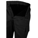Cotton and polyester work trousers, reflective, 210 g/m2, Velilla black colour seventh view