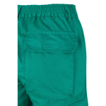 Cotton and polyester work trousers, reflective, 210 g/m2, Velilla green colour sixth view