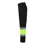 Multi-pocket work trousers, cotton and polyester, 210 g/m2, Velilla black colour third view