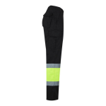 Multi-pocket work trousers, cotton and polyester, 210 g/m2, Velilla black colour fourth view
