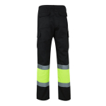 Multi-pocket work trousers, cotton and polyester, 210 g/m2, Velilla black colour