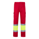 Multi-pocket work trousers, cotton and polyester, 210 g/m2, Velilla red colour second view