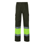 Multi-pocket work trousers, cotton and polyester, 210 g/m2, Velilla military green colour second view