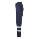 Twill work trousers, cotton and polyester, 200 g/m2, Velilla blue colour third view