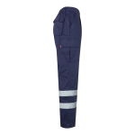 Twill work trousers, cotton and polyester, 200 g/m2, Velilla blue colour fourth view