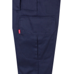 Twill work trousers, cotton and polyester, 200 g/m2, Velilla blue colour seventh view