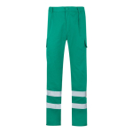 Twill work trousers, cotton and polyester, 200 g/m2, Velilla green colour second view