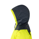 Extra-large reflective polyester work jacket, 180 g/m2, Velilla grey colour sixth view