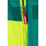 Extra-large reflective polyester work jacket, 180 g/m2, Velilla green colour fifth view